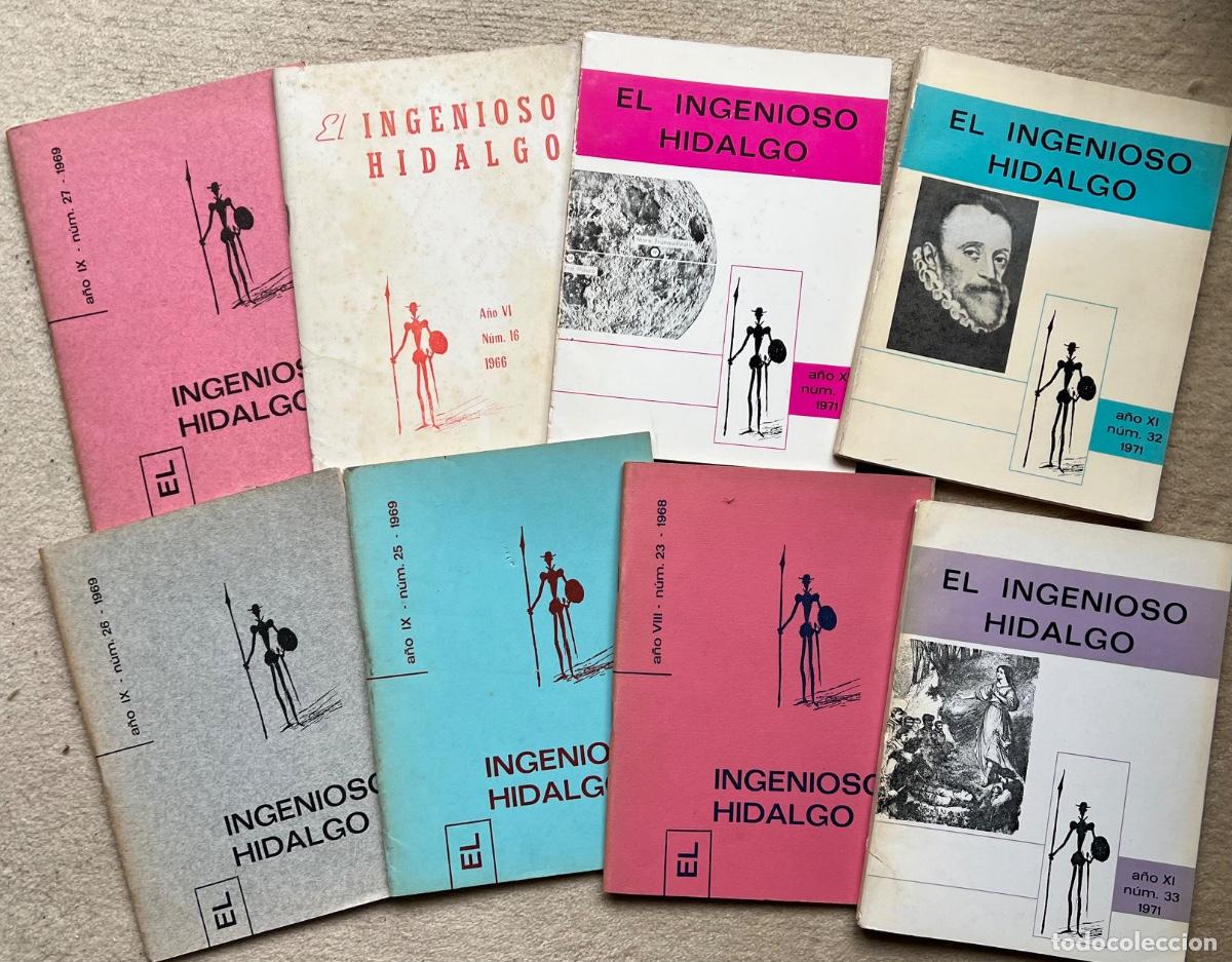 Coleccionismo de revistas y peri&oacute;dicos: El Ingenioso Hidalgo - Revista Instituto Nacional de E. M. Cervantes - Lote de 9 ejemplares