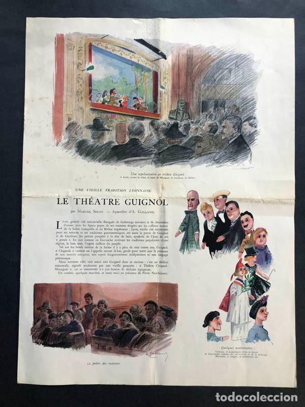 Coleccionismo de Revistas y Peri&oacute;dicos: LE THEATRE GUIGNOL / MARCEL SOUZY / EL TEATRO GUI&Ntilde;OL / REPORTAJE GR&Aacute;FICO EN FRANC&Eacute;S