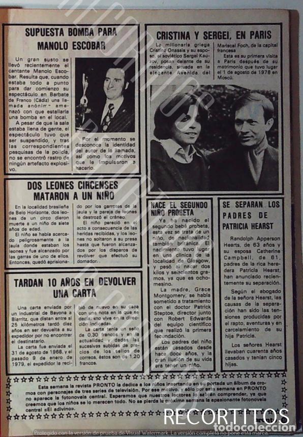 Coleccionismo de Revistas y Peri&oacute;dicos: MANOLO ESCOBAR BOMBA CRISTINA ONASSIS
