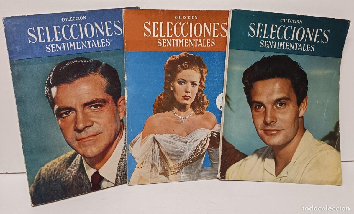 Coleccionismo de Revistas y Peri&oacute;dicos: SELECCIONES SENTIMENTALES 1951. N&ordm; 1, 4 y 5. Ediciones Gea. Barcelona.