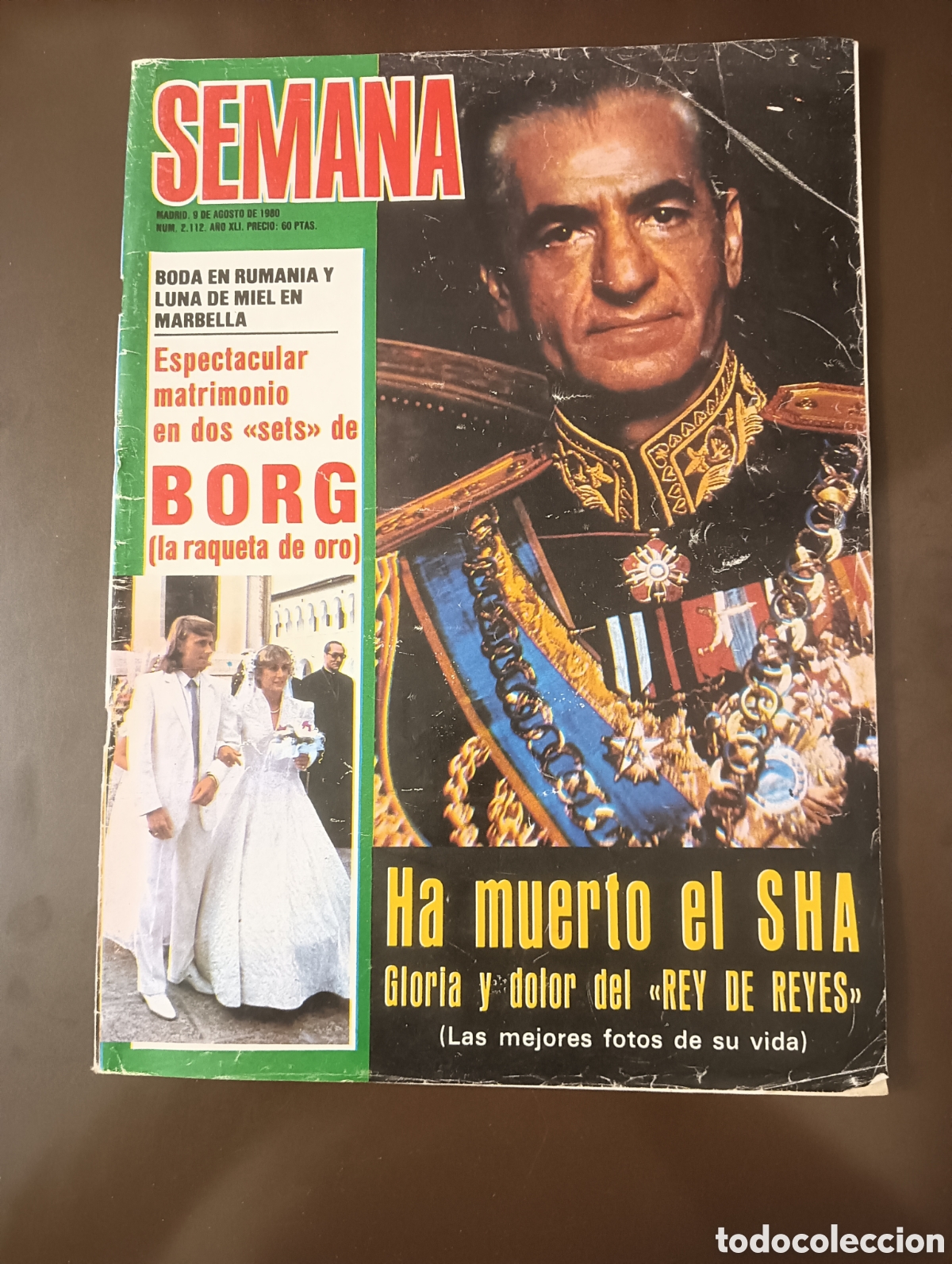 Coleccionismo de Revistas y Peri&oacute;dicos: REVISTA SEMANA N&ordm; 2112 9 AGOSTO 1980 HA MUERTO EL SHA VER SUMARIO