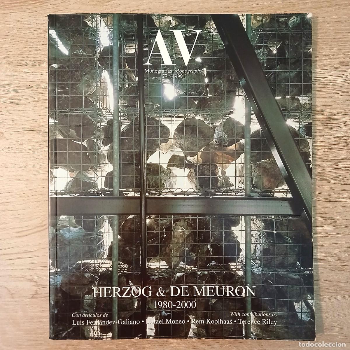 Coleccionismo de Revistas y Peri&oacute;dicos: Revista Arquitectura Viva (AV) Monograf&iacute;as 77 (1999): Herzog & De Meuron 1980-2000.