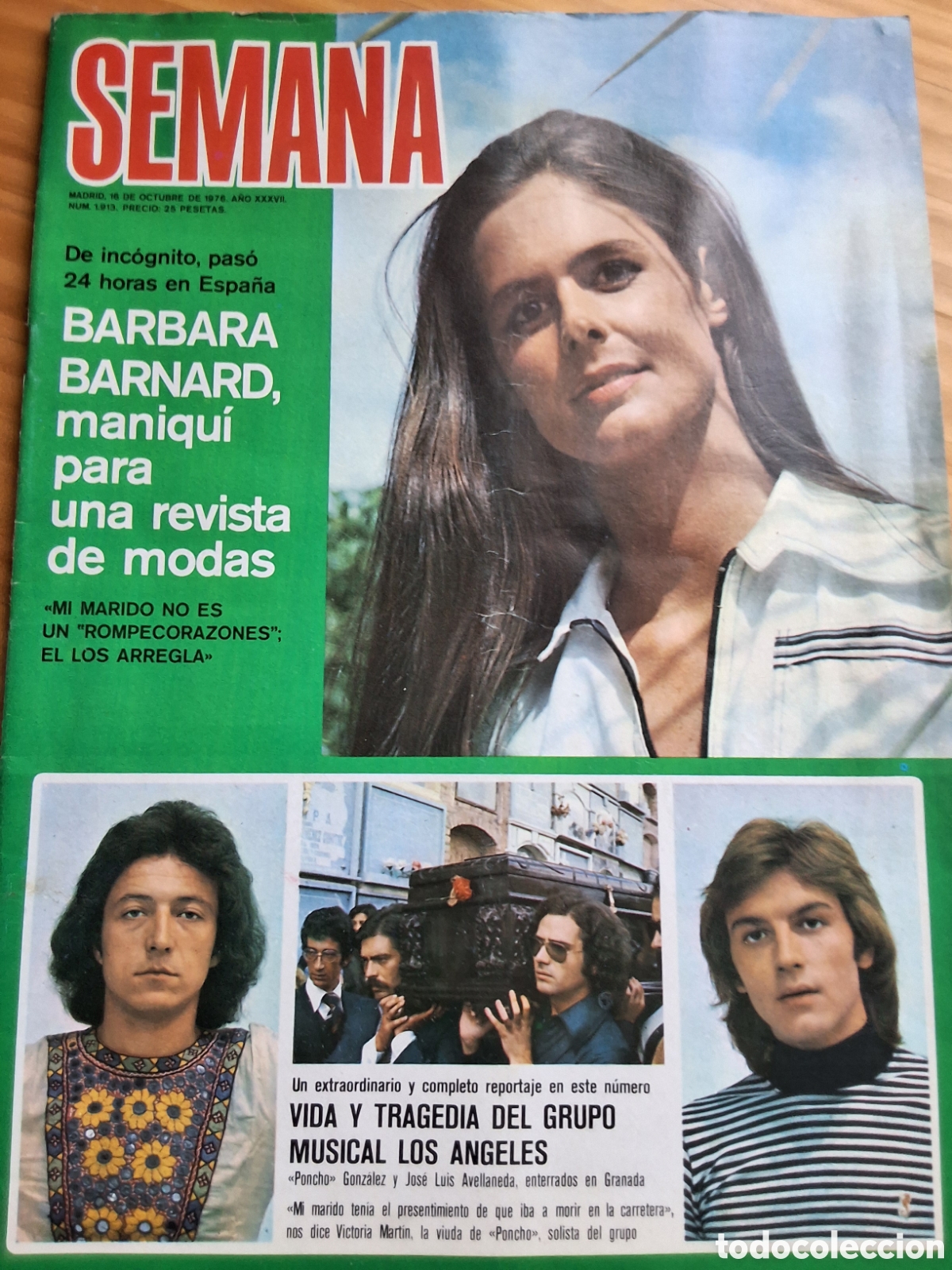 Coleccionismo de revistas y peri&oacute;dicos: Semana revista actualidad 16/10/1976