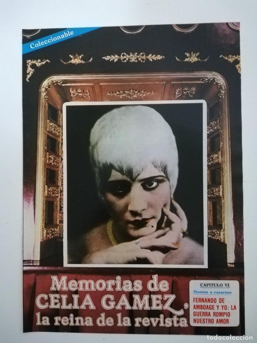 Coleccionismo de revistas y peri&oacute;dicos: MEMORIAS DE CELIA GAMEZ - COLECCIONABLE DE REVISTA SEMANA - CAPITULO 6 - IBAMOS A CASARNOS