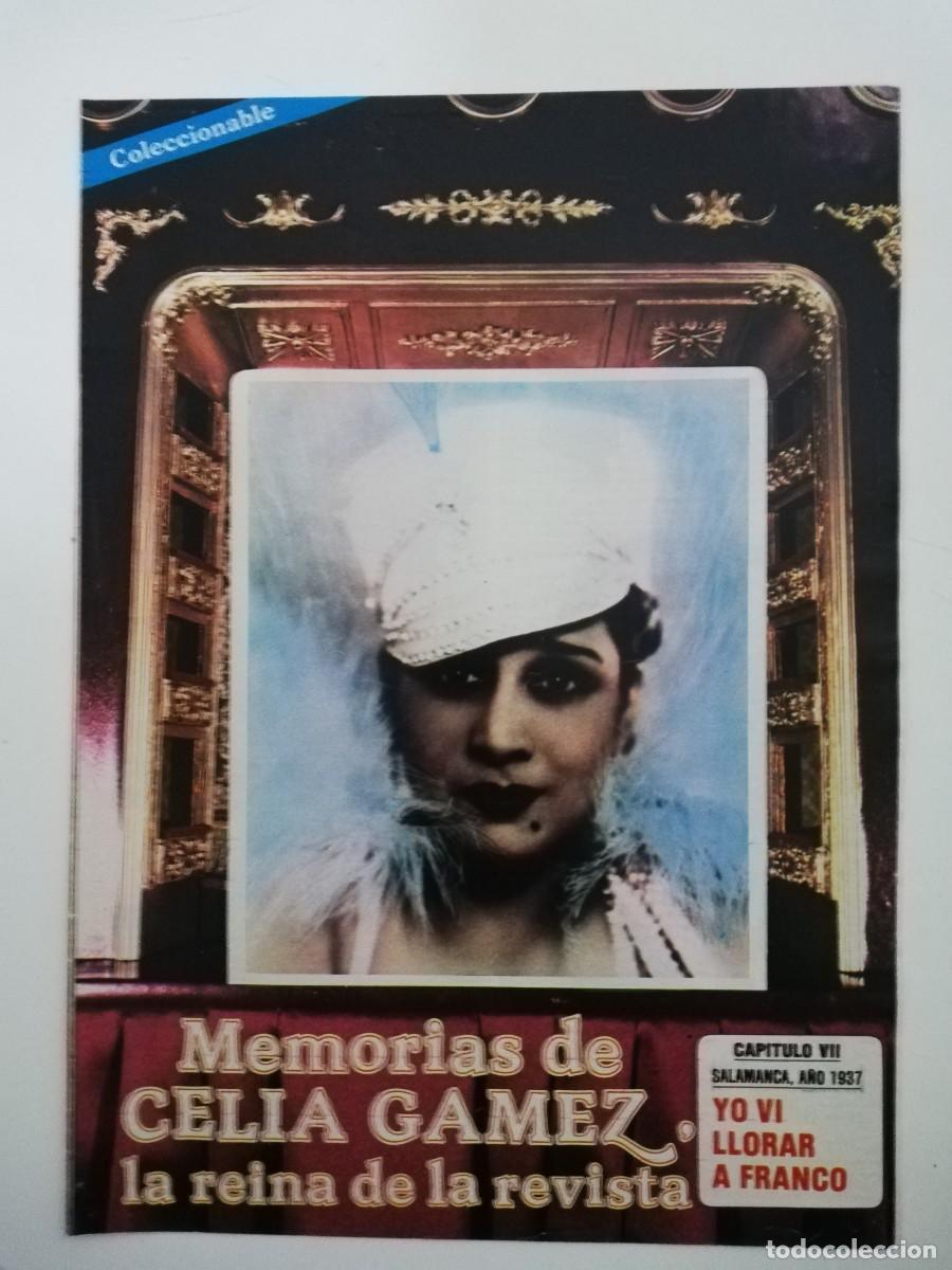 Coleccionismo de revistas y peri&oacute;dicos: MEMORIAS DE CELIA GAMEZ - COLECCIONABLE DE REVISTA SEMANA - CAPITULO 7 - YO VI LLORAR A FRANCO