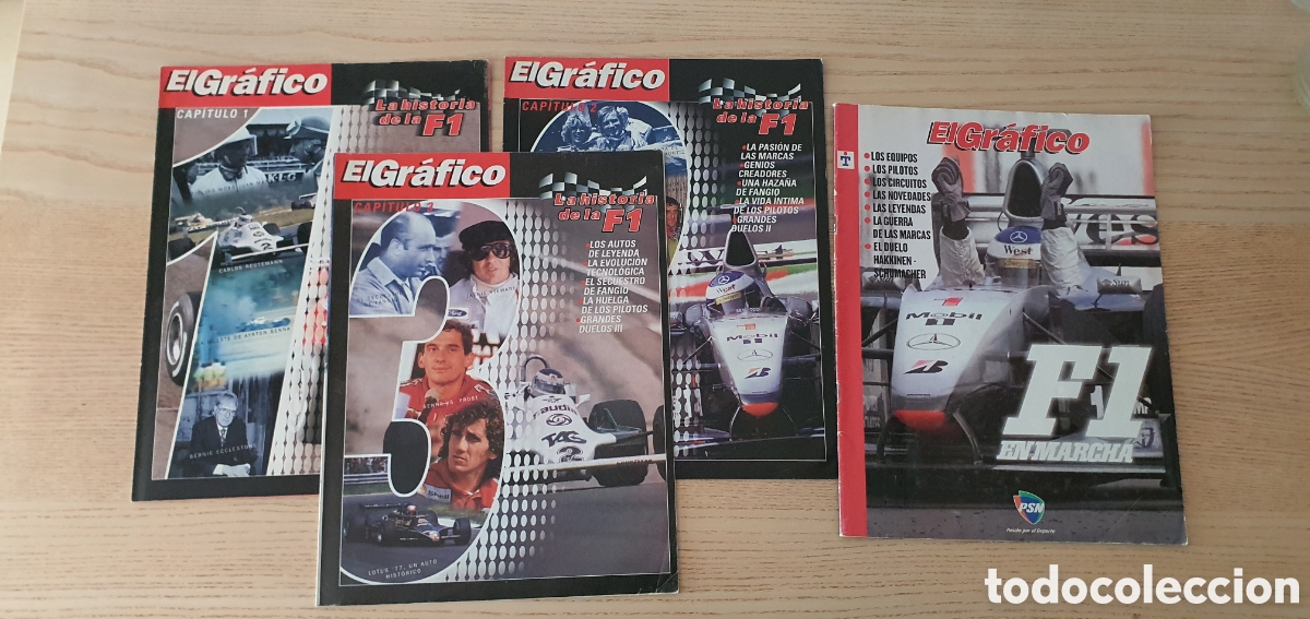 Coleccionismo de Revistas y Peri&oacute;dicos: Pack El Gr&aacute;fico Historia de la F&oacute;rmula 1