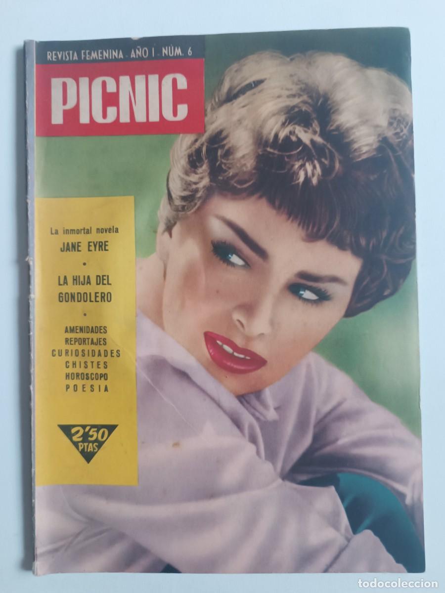 Coleccionismo de Revistas y Peri&oacute;dicos: Revista PICNIC n&ordm; 6 Sof&iacute;a Loren Sophia Pamela Marks Jeanne Morrison Paquita Rico Luc&iacute;a Prado Mercede