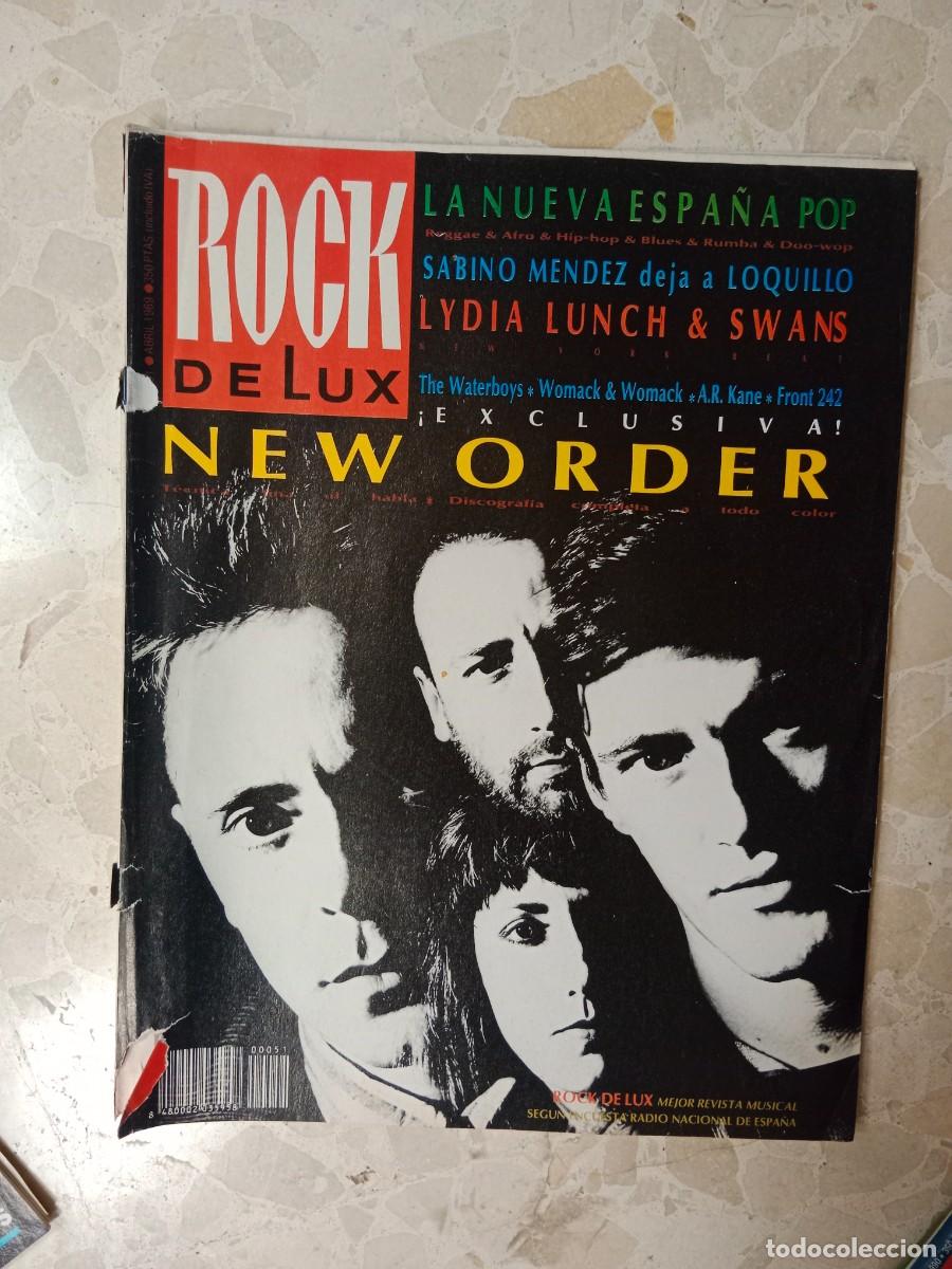 Coleccionismo de Revistas y Peri&oacute;dicos: RETRO VINTAGE - REVISTA OCHENTERA RDL ROCK DE LUX - NEW ORDER