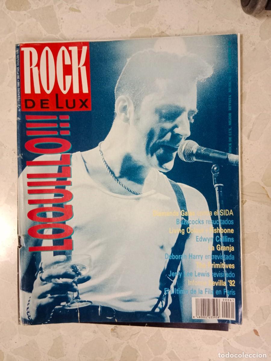 Coleccionismo de Revistas y Peri&oacute;dicos: RETRO VINTAGE - REVISTA OCHENTERA RDL ROCK DE LUX - 61 - LOQUILLO