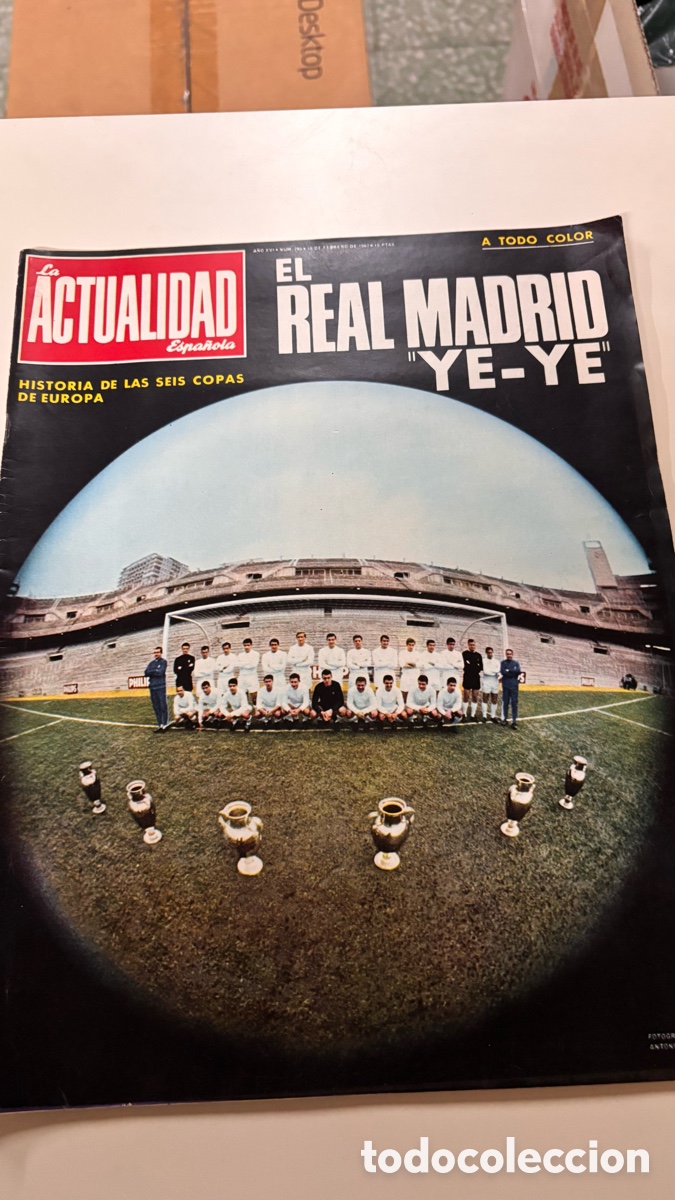 Coleccionismo de Revistas y Peri&oacute;dicos: Revista La Actualidad Espa&ntilde;ola Real Madrid Ye Ye 1967