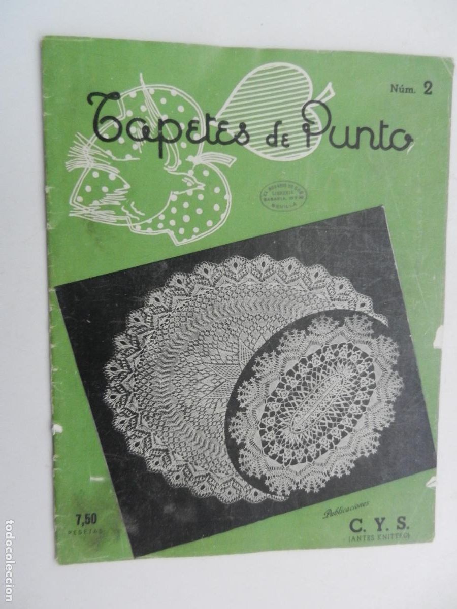 Coleccionismo de Revistas y Peri&oacute;dicos: TAPETES DE PUNTO N&ordm; 2 REVISTA DE LABORES PUBLICACIONES C.Y.S AFRODISIO AGUADO