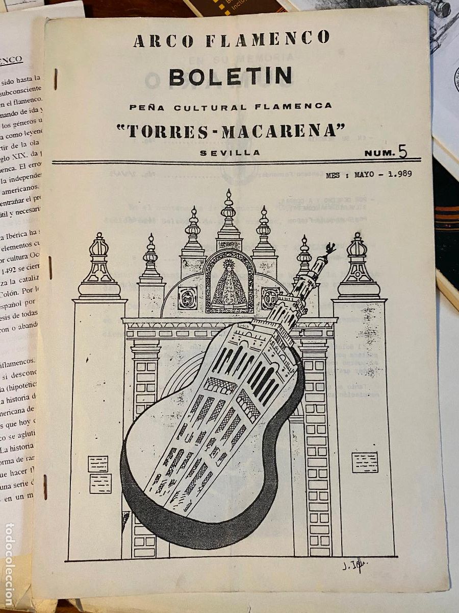 Coleccionismo de revistas y peri&oacute;dicos: ARCO FLAMENCO, BOLETIN, PE&Ntilde;A CULTURAL FLAMENCA, TORRES MACARENA