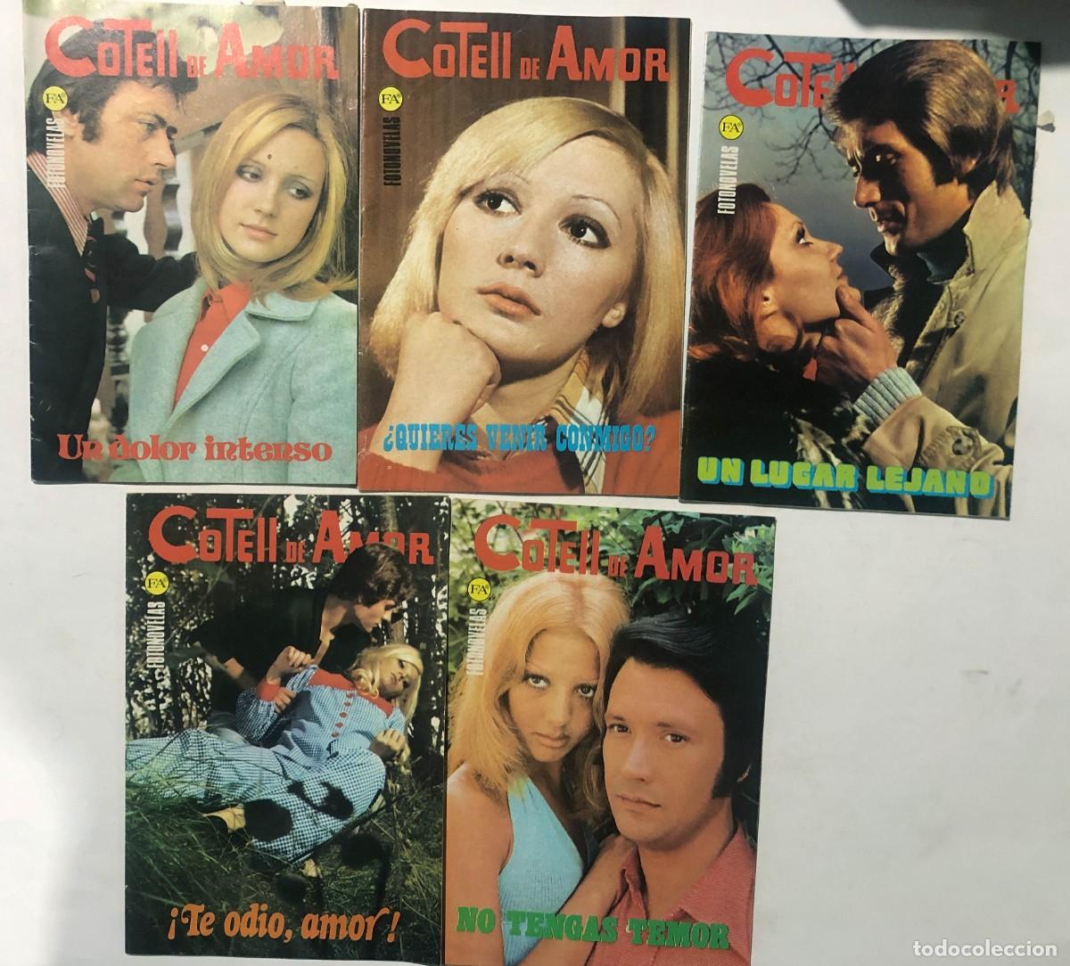 Coleccionismo de Revistas y Peri&oacute;dicos: COTELL DE AMOR / 5 EJEMPLARES FOTONOVELAS COMPLETAS / A&Ntilde;O 1974