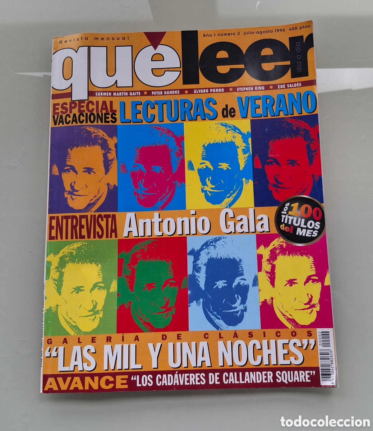 Coleccionismo de Revistas y Peri&oacute;dicos: QU&Eacute; LEER, N&deg; 2 DE LA REVISTA. 1996. CARMEN M. GAITE. STEPHEN KING. POMBO..