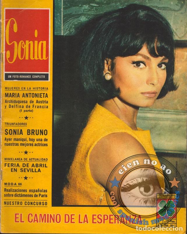 Coleccionismo de revistas y peri&oacute;dicos: Fotonovela SONIA # 7 1966 Rossana SCHIAFFINO Sonia BRUNO Rossano BRAZZI