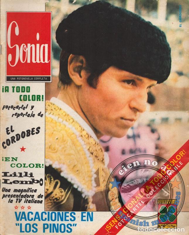 Coleccionismo de revistas y peri&oacute;dicos: Fotonovela SONIA # 36 1967 EL CORDOBES Lilli LEMBO