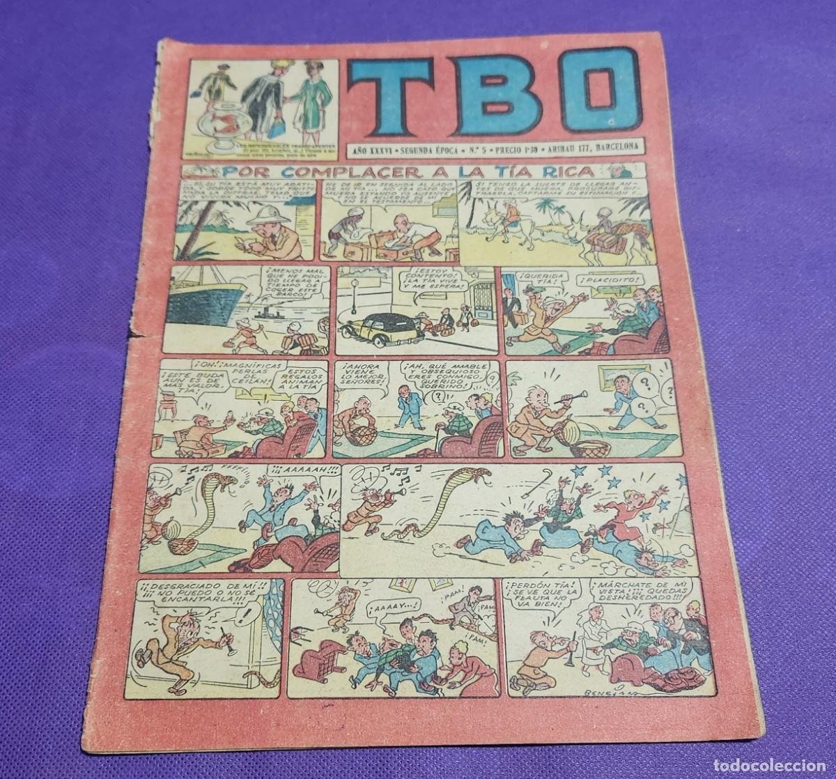 Coleccionismo de Revistas y Peri&oacute;dicos: TBO - A&ntilde;o XXXVI - segunda epoca - N&deg; 5