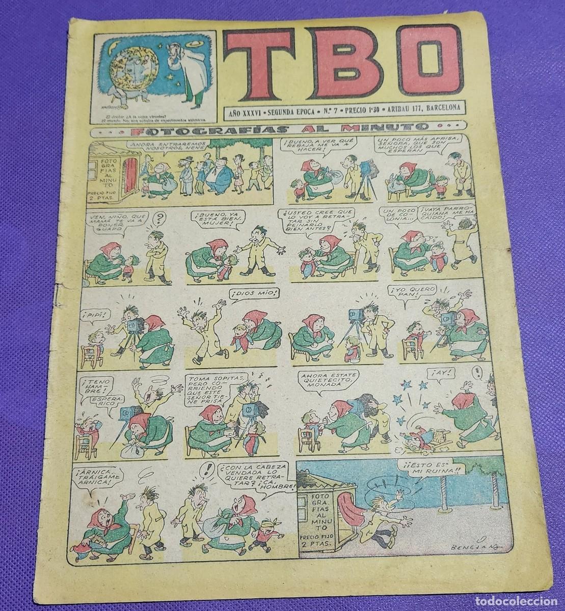 Coleccionismo de Revistas y Peri&oacute;dicos: TBO - A&ntilde;o XXXVI - segunda epoca - N&deg; 7