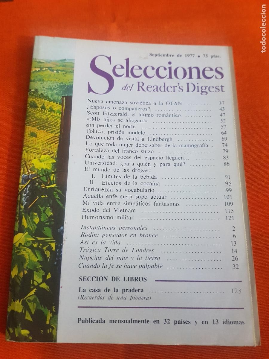 Coleccionismo de Revistas y Peri&oacute;dicos: SELECIONES DEL READERS DIGEST,SEPTIEMBRE DE 1977