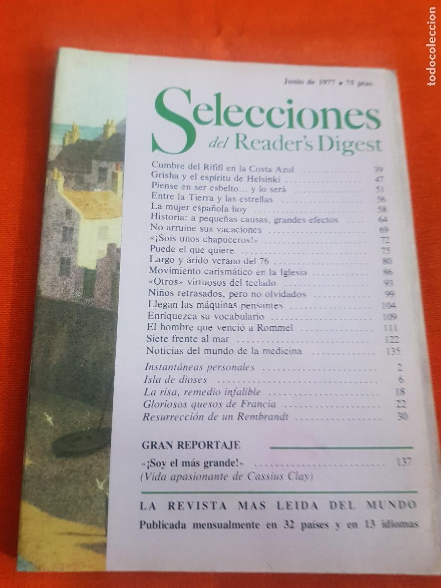 Coleccionismo de Revistas y Peri&oacute;dicos: SELECIONES DEL READERS DIGEST,JUNIO DE 1977
