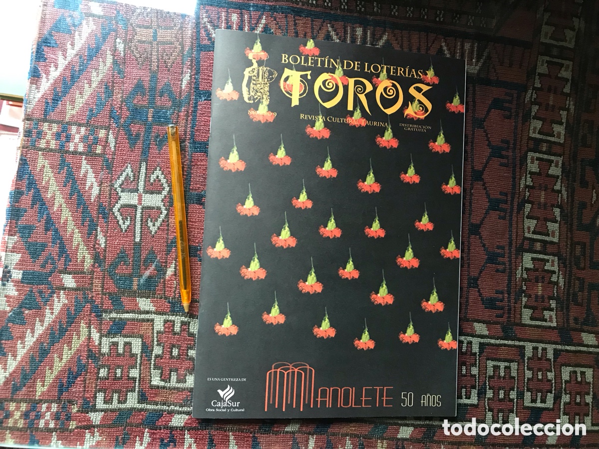 Coleccionismo de Revistas y Peri&oacute;dicos: Manolete, 50 a&ntilde;os. Bolet&iacute;n de loter&iacute;as y toros n&ordm; 9
