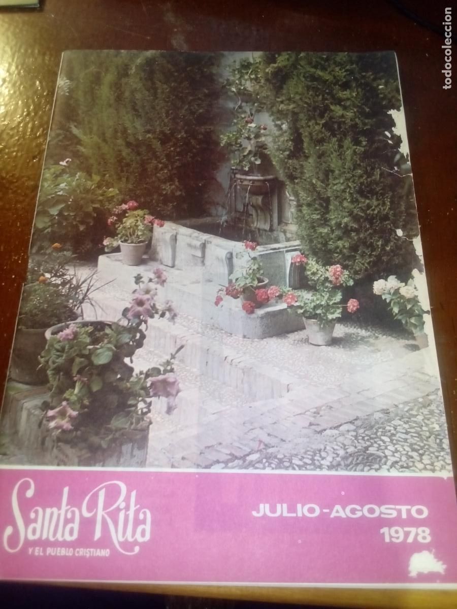 Coleccionismo de Revistas y Peri&oacute;dicos: SANTA RITA Y EL PUEBLO CRISTIANO-JULIO-AGOSTO 1978