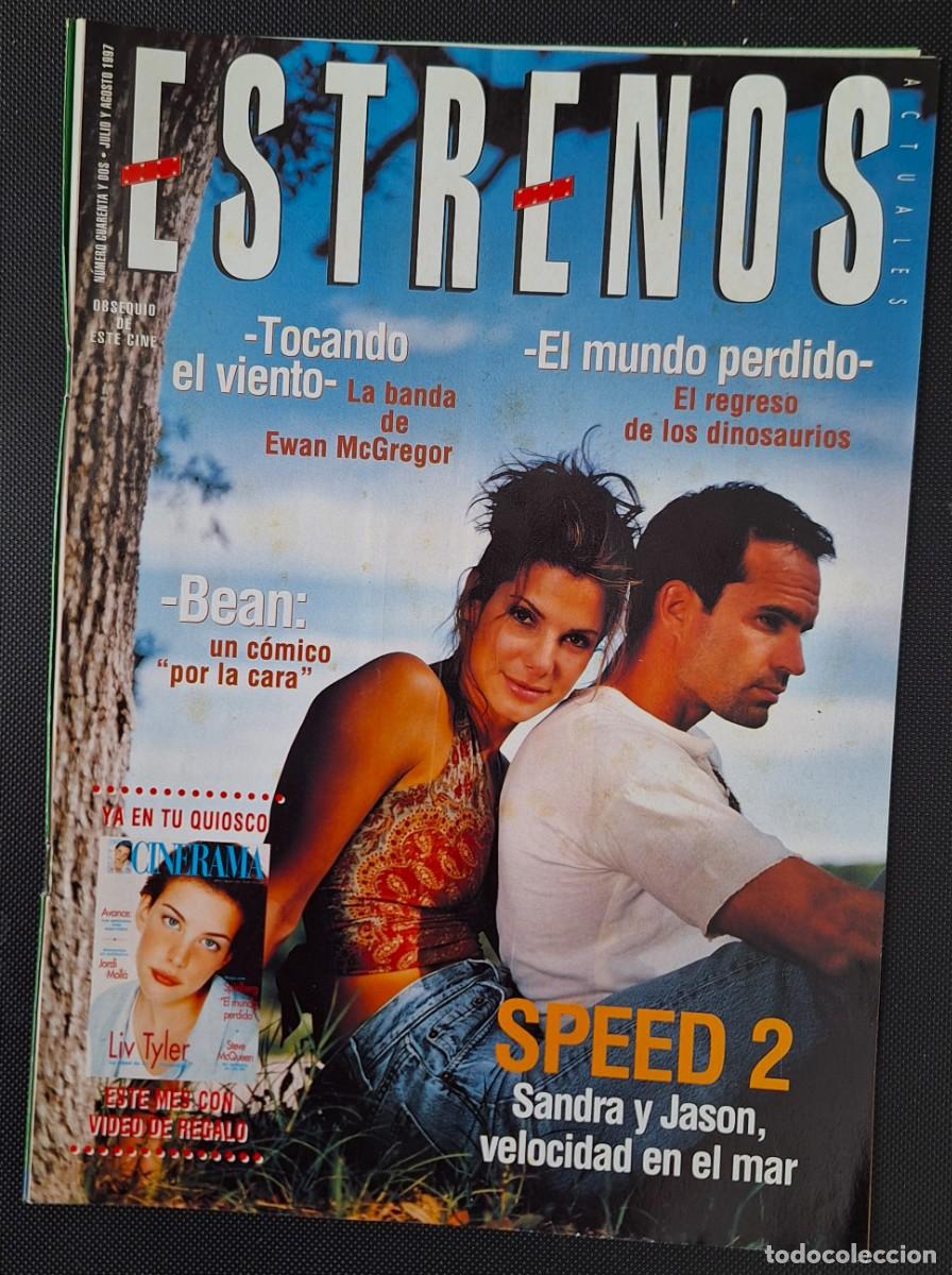 Coleccionismo de Revistas y Peri&oacute;dicos: REVISTA DE CINE ESTRENOS - NUMERO 42- JULIO/AGOSTO DE 1997 - 38 PAGINAS - BUEN ESTADO