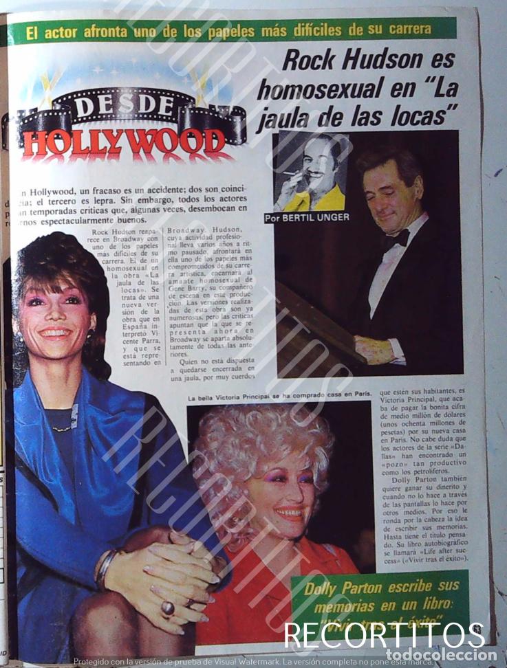 Coleccionismo de Revistas y Peri&oacute;dicos: ROCK HUDOSN DOLLY PARTON VICTORIA PRINCIPAL