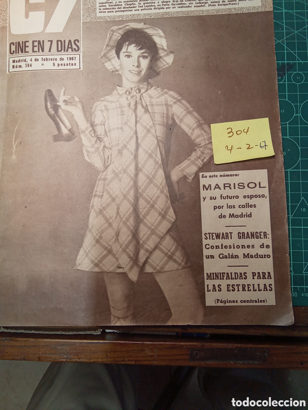 Coleccionismo de Revistas y Peri&oacute;dicos: C-7 CINE EN T D&Iacute;AS. N&deg;304. FECHA: 4/2/1967. MARISOL Y CARLOS GOYANES /GERALDINE CHAPLINETC