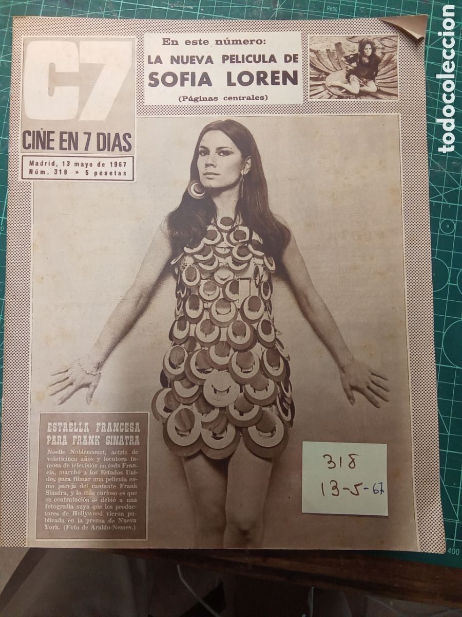 Coleccionismo de Revistas y Peri&oacute;dicos: C-7 CINE EN T D&Iacute;AS. N&deg;. 318FECHA:13/5/1967 .aROCIO D&Uacute;RCAL /ELVIS PRESLEY. /B.B -ALAON DELON