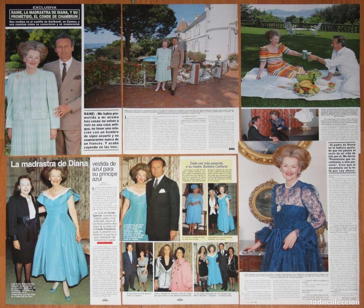 Coleccionismo de Revistas y Peri&oacute;dicos: RAINE COUNTESS SPENCER spain 1990s magazine clippings Royal UK Princess Diana step-mother Lady Di