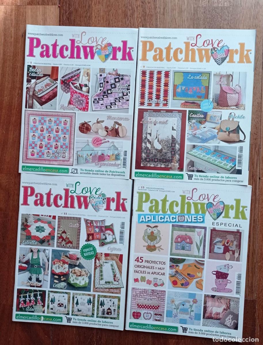 Coleccionismo de revistas y peri&oacute;dicos: 6 PATCHWORK WITH LOVE N&ordm; 1, 6, 8, 9, 11 y 15. HALLOWEEN ,NAVIDAD..