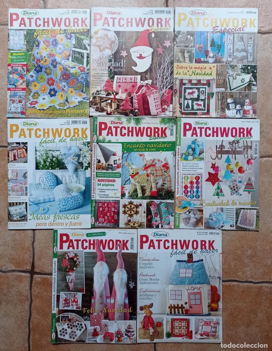 Coleccionismo de revistas y peri&oacute;dicos: 8 REVISTAS DIANA PATCHWORK ACOLCHAR, APLICAR ,NAVIDAD, BOLSOS ,BEBE...