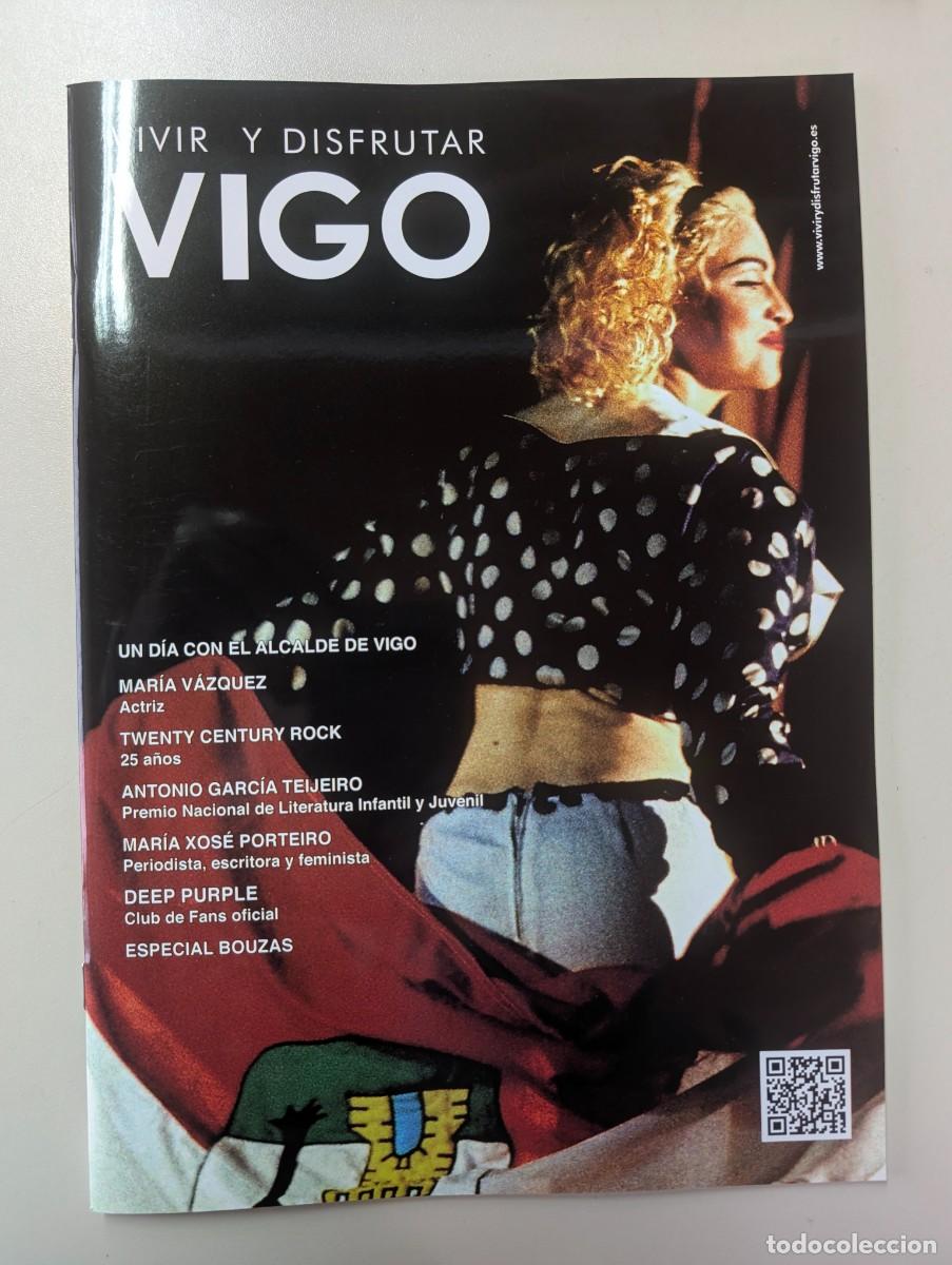 Coleccionismo de Revistas y Peri&oacute;dicos: REVISTA VIVIR Y DISFRUTAR 2025 - UN DIA CON EL ALCALDE DE VIGO - PORTADA MADONNA