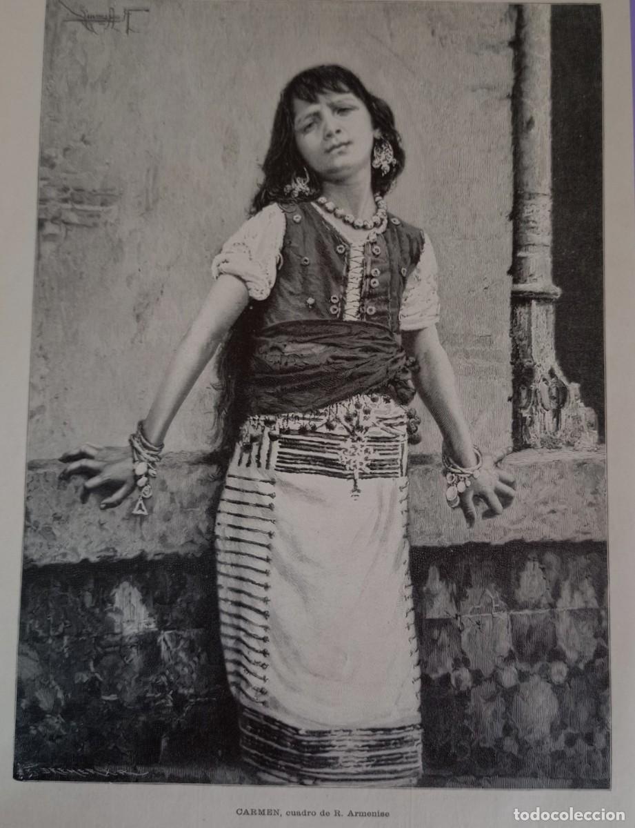 Coleccionismo de Revistas y Peri&oacute;dicos: R. ARMENISE - GRABADO PUBLICACION 1900