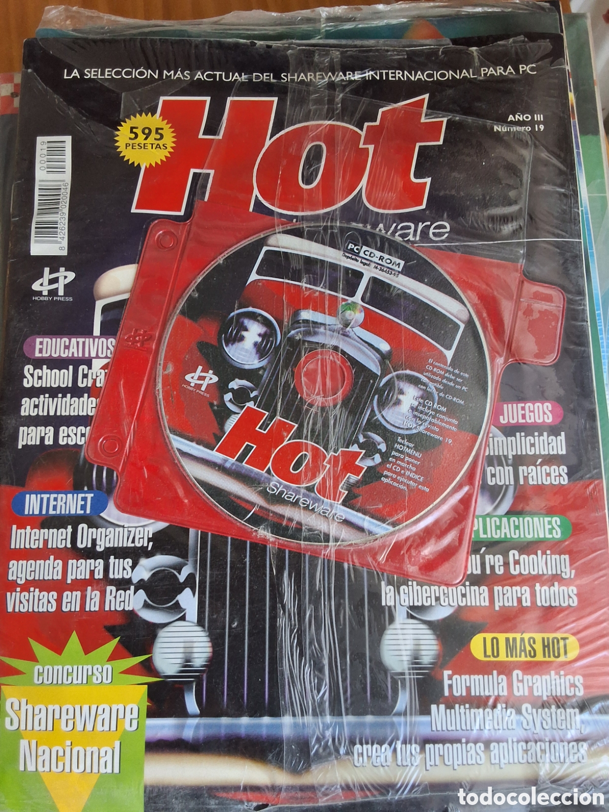 Sammeln von Zeitschriften und Zeitungen: Hot shareware revista inform&aacute;tica n&uacute;mero 19 incluye CD