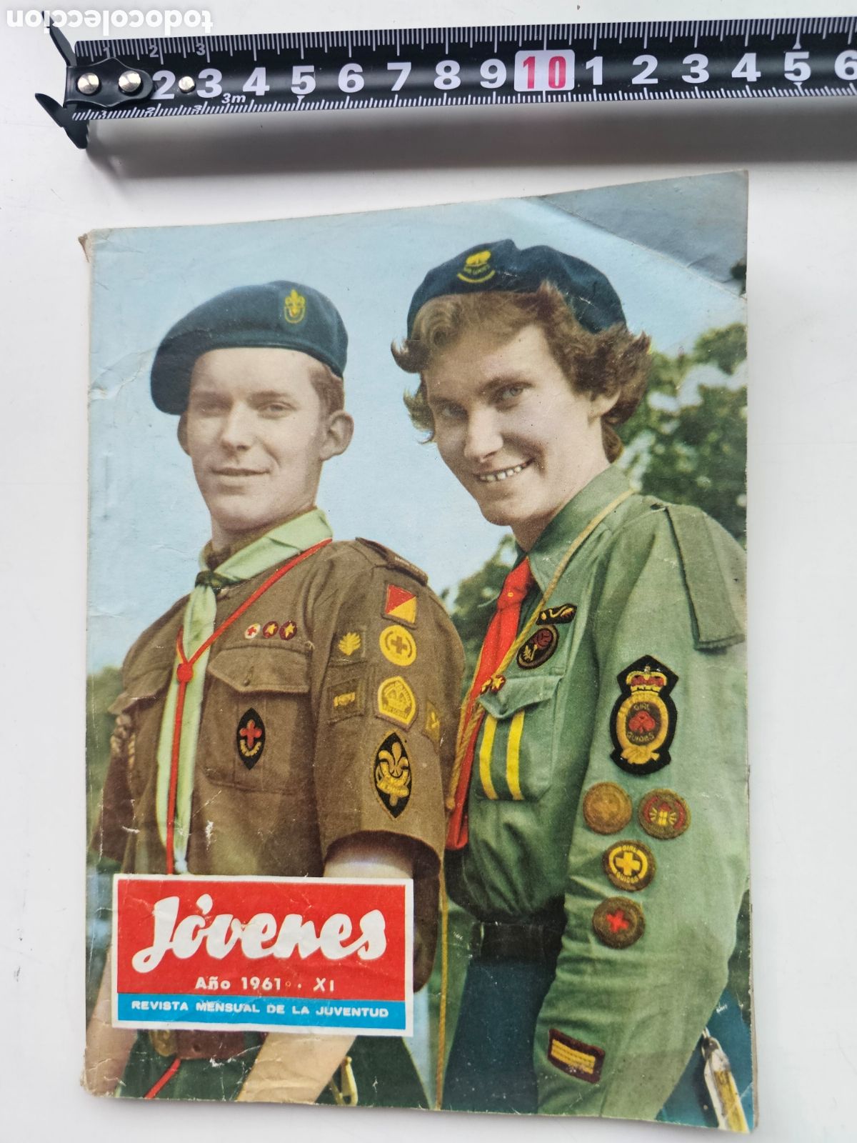 Coleccionismo de Revistas y Peri&oacute;dicos: Revista J&oacute;venes n&deg;11 1961 propaganda Coca-Cola, hielos del polo seat Rico