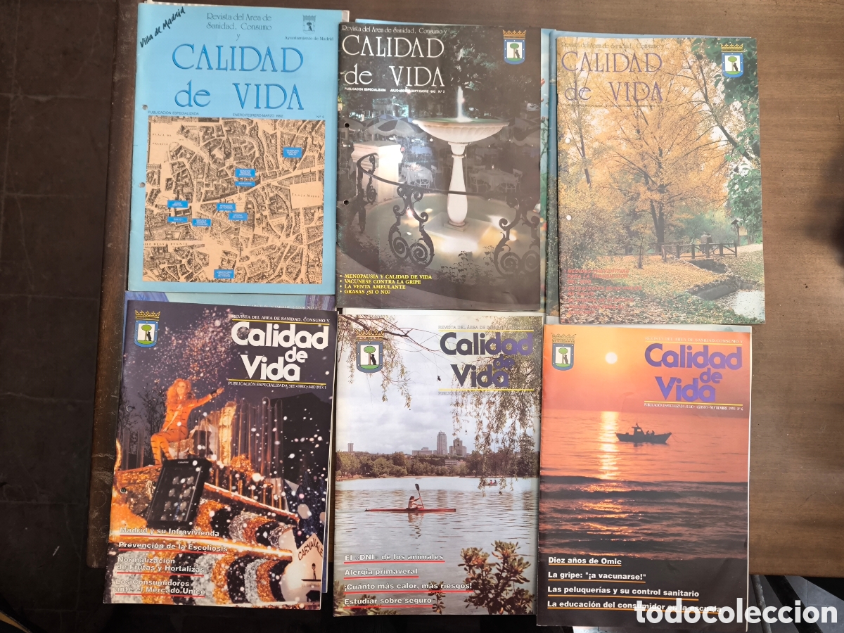 Collection Magazines and Newspapers: Lote Revista del &aacute;rea de sanidad y consumo y calidad de vida. Desde 1992 al 2003
