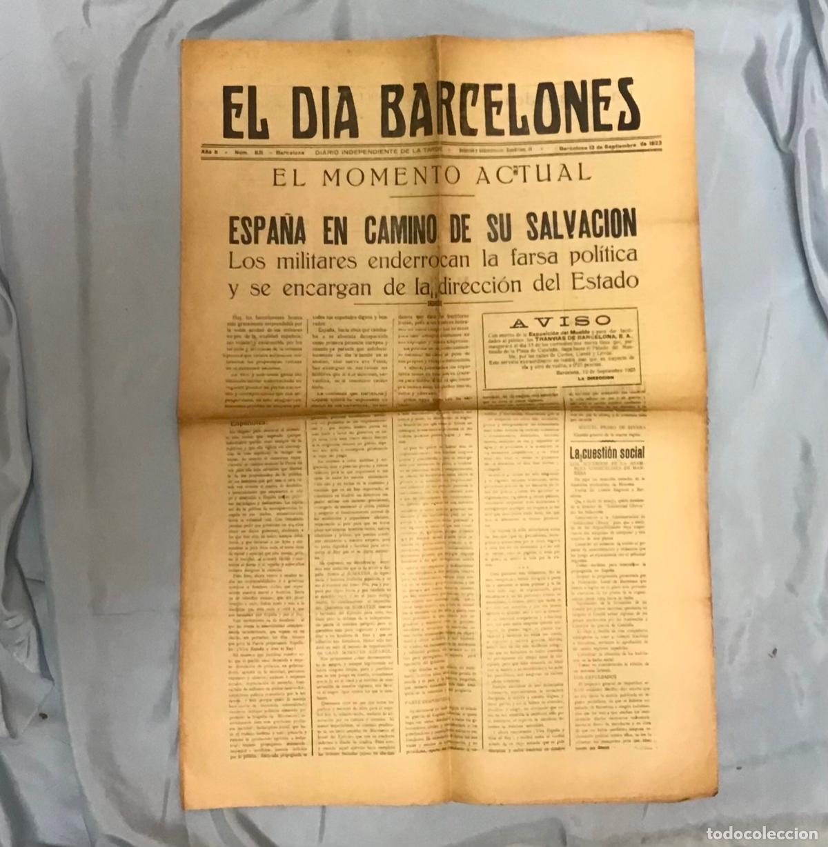 Collezionismo di Riviste e Giornali: EL D&Iacute;A BARCELONES, DIARIO 1923