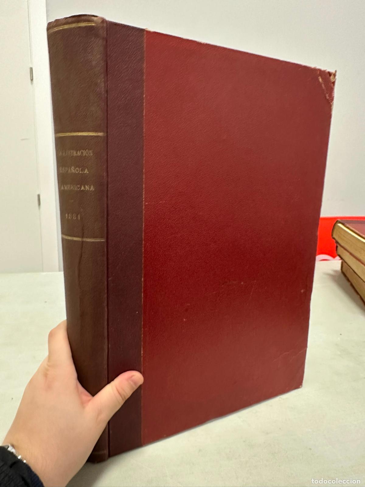 Coleccionismo de Revistas y Peri&oacute;dicos: LA ILUSTRACION ESPA&Ntilde;OLA Y AMERICANA A&Ntilde;O 1881 (COMPLETO) DOS TOMOS EN UNO