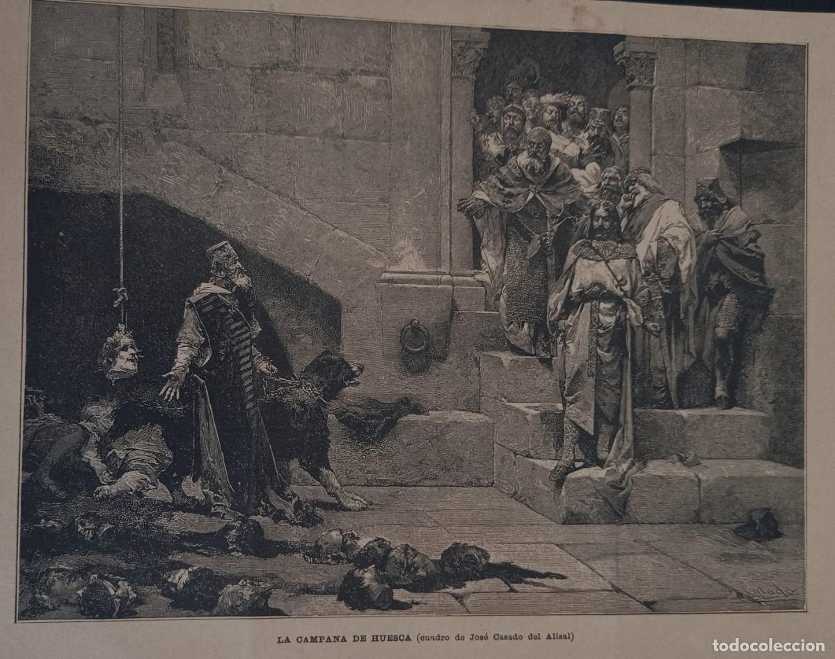 Coleccionismo de revistas y peri&oacute;dicos: LA CAMPANA DE HUESCA - UNA HOJA PUBLICACI&Oacute;N CIRCA 1900