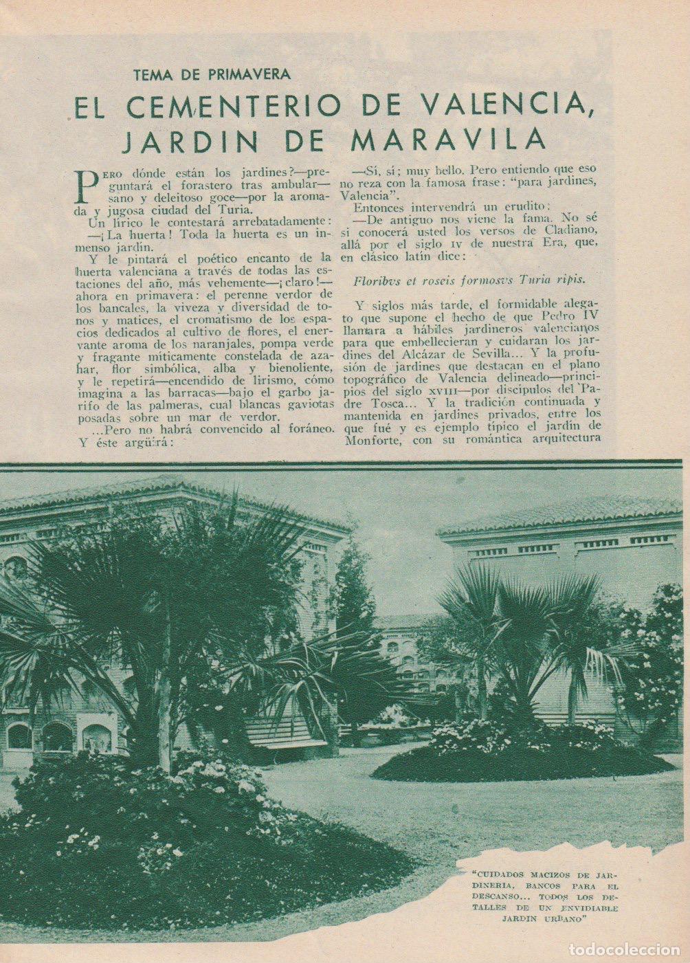 Coleccionismo de Revistas y Peri&oacute;dicos: El cementerio de Valencia - 1935