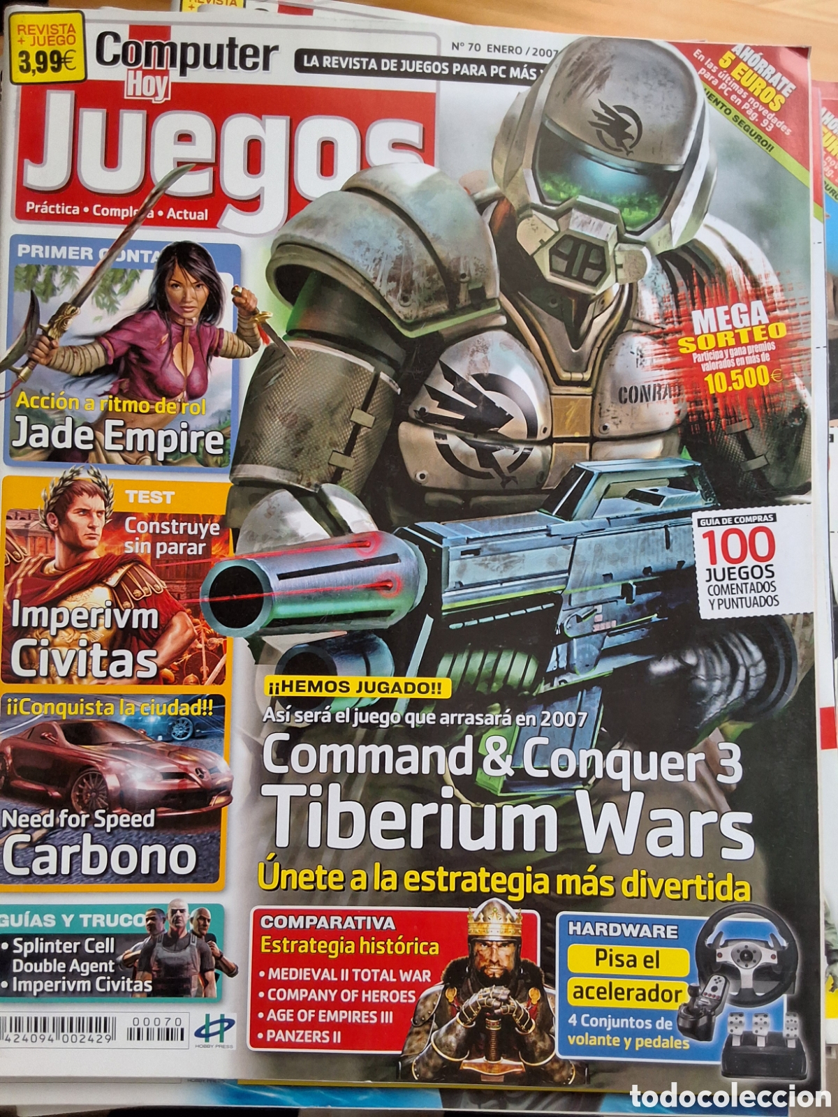 Coleccionismo de Revistas y Peri&oacute;dicos: Juegos computer hoy revista n&uacute;mero 70 a&ntilde;o 2007/1 incluye gu&iacute;a poster warcraft