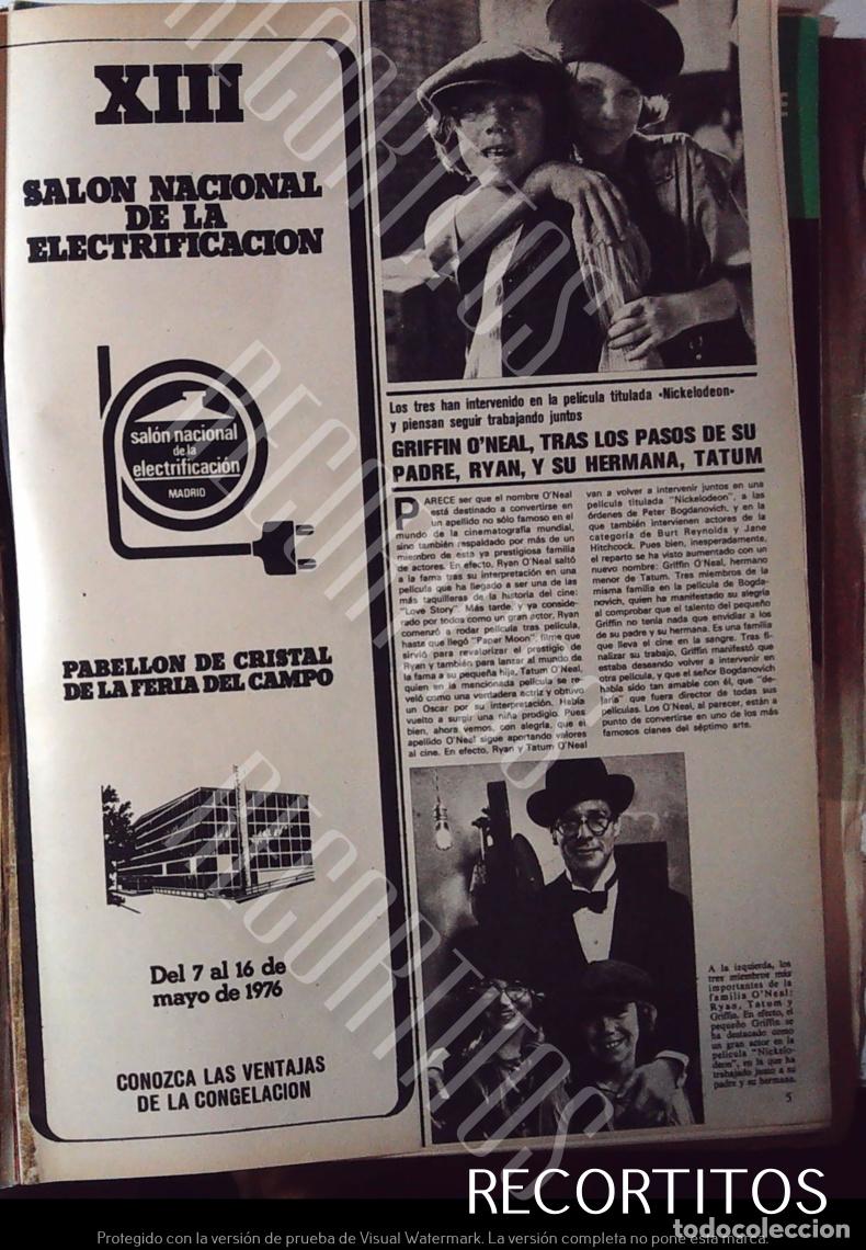 Coleccionismo de Revistas y Peri&oacute;dicos: salon nacional de la electrificacion griffin oneal ryan o'neal