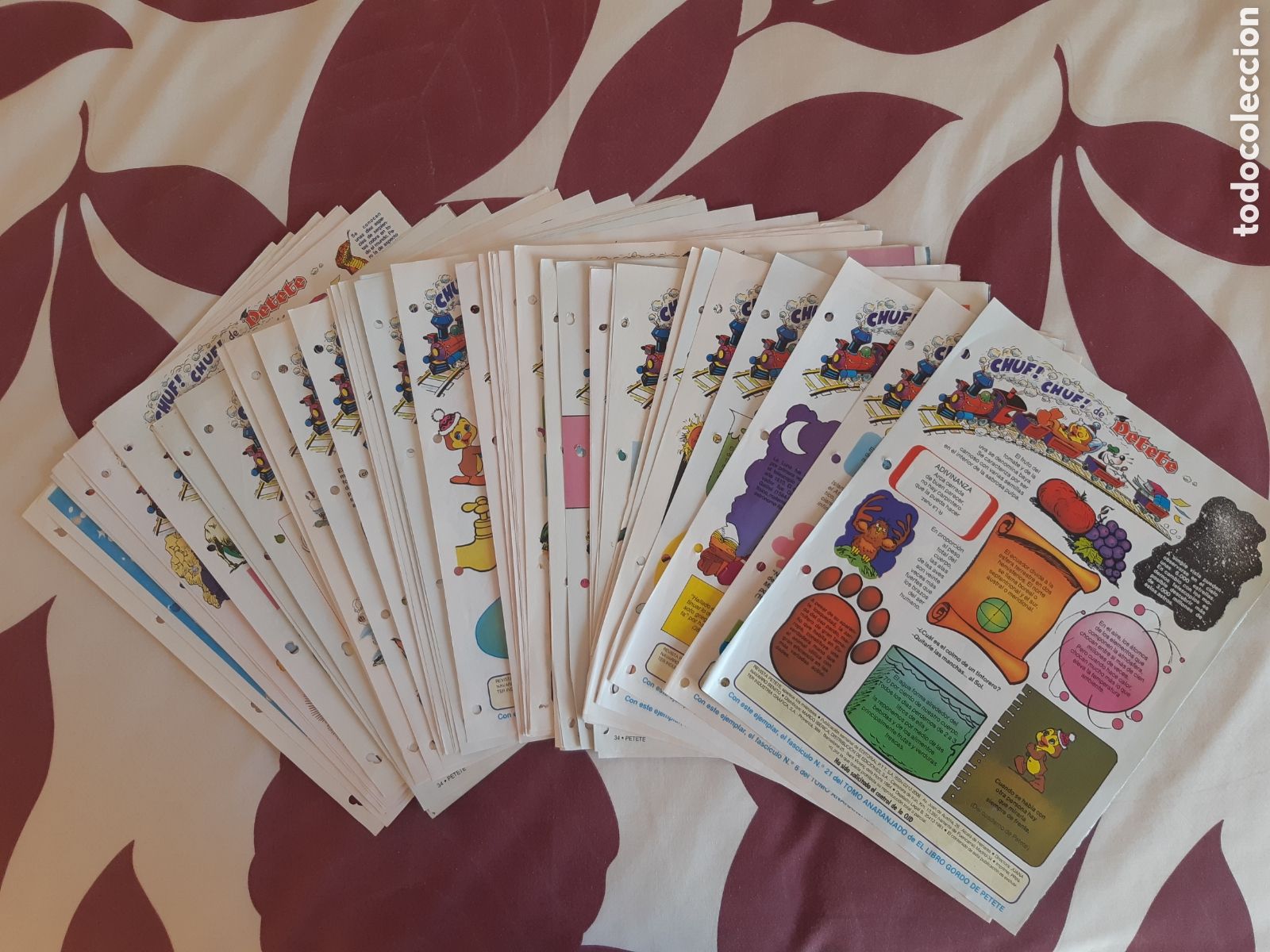 Coleccionismo de Revistas y Peri&oacute;dicos: CHUF CHUF. 60 p&aacute;ginas de la revista Petete. Adivinanzas, citas, curiosidades, ciencia. A&ntilde;os 80