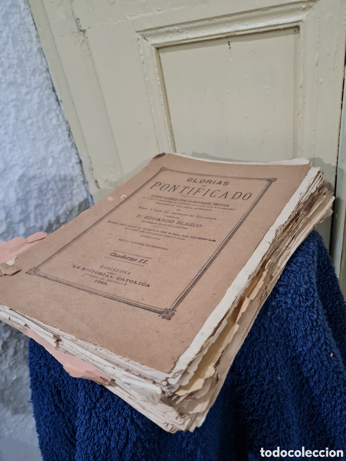 Collection Magazines and Newspapers: GLORIAS DEL PONTIFICADO 1885 CUADERNOS