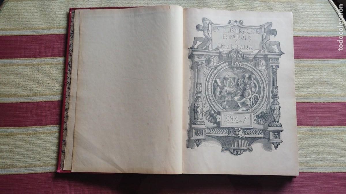 Coleccionismo de Revistas y Peri&oacute;dicos: LA ILUSTRACION ESPA&Ntilde;OLA Y AMERICANA.-REVISTA DE BELLAS ARTES Y ACTUALIDADES.-GRABADOS.-A&Ntilde;O 1898.