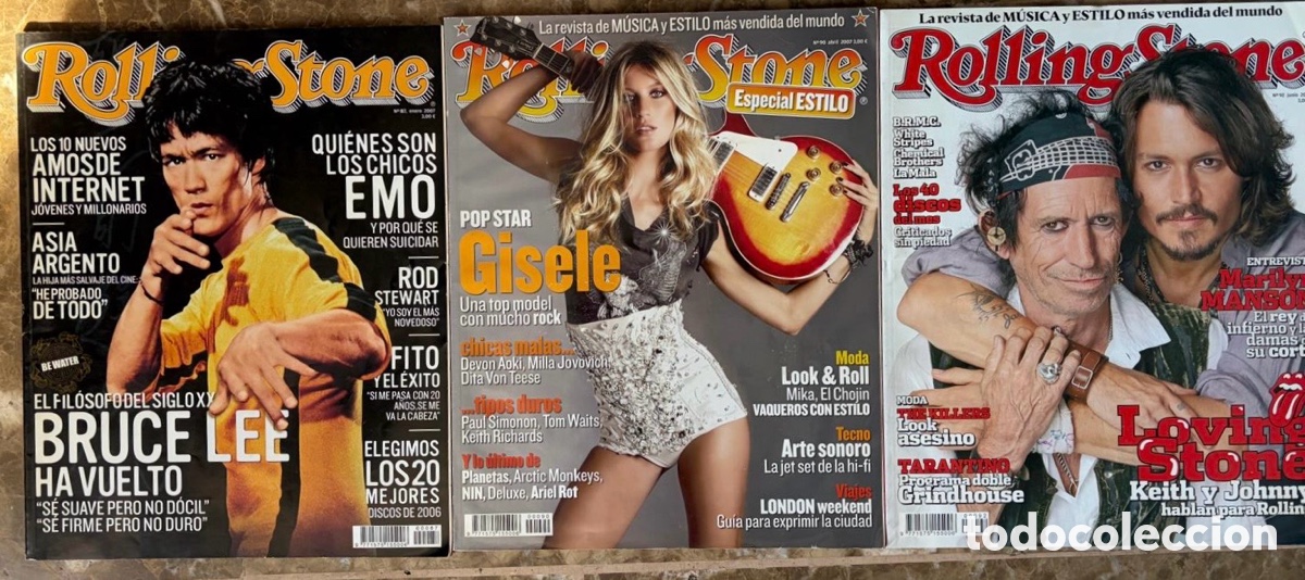 Coleccionismo de Revistas y Peri&oacute;dicos: Revistas Rolling Stone