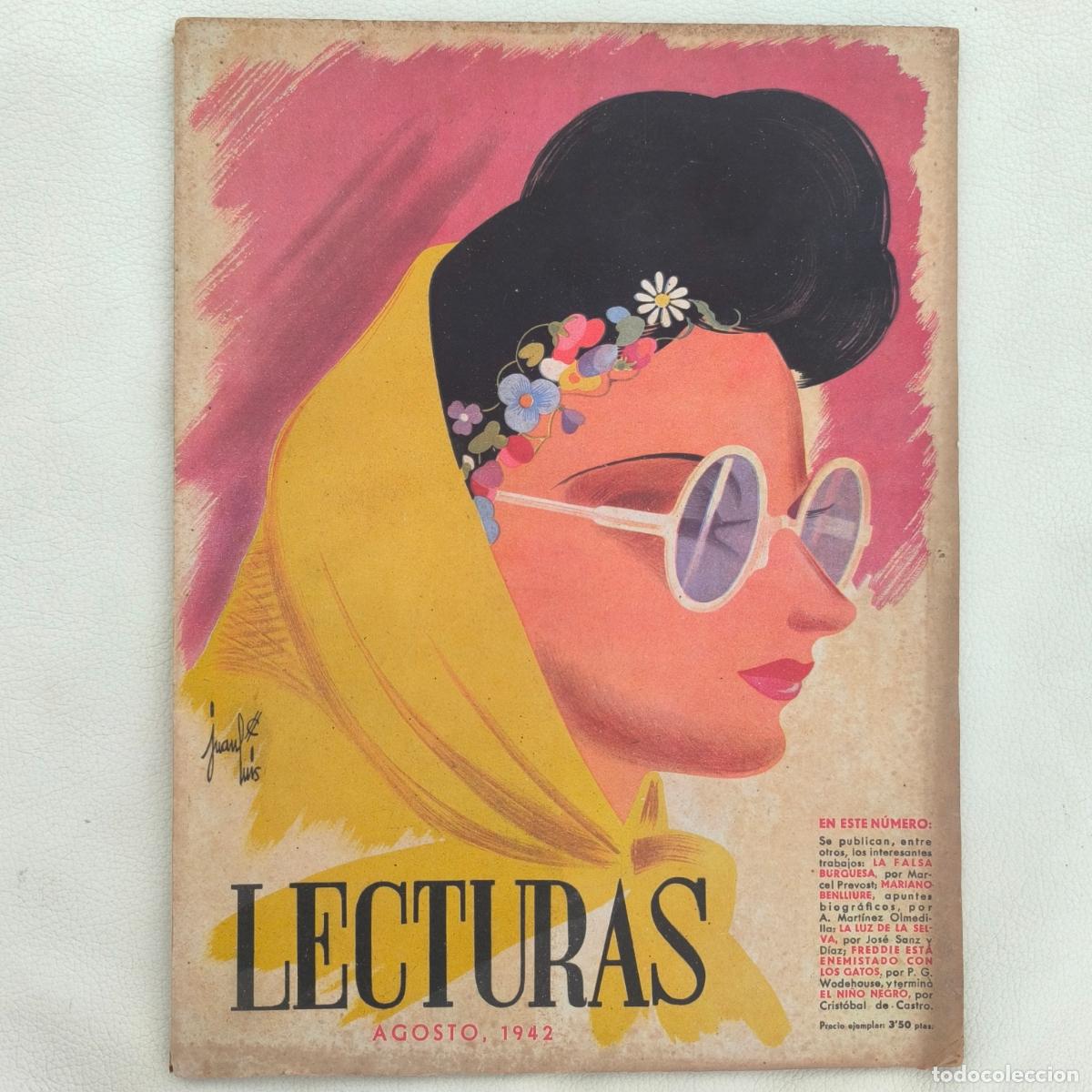 Coleccionismo de Revistas y Peri&oacute;dicos: REVISTA DE LECTURAS - Agosto 1942