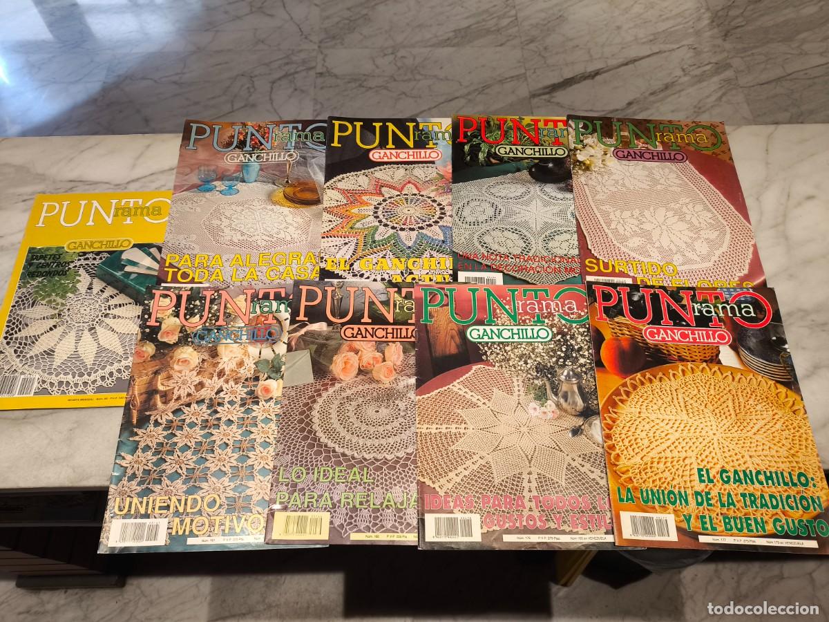 Coleccionismo de Revistas y Peri&oacute;dicos: LOTE REVISTAS GANCHILLO PUNTO RAMA 55 145 146 147 152 154 159 166 169 170 A&Ntilde;OS 80